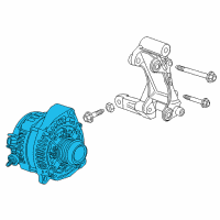 OEM Cadillac Alternator Diagram - 84542723