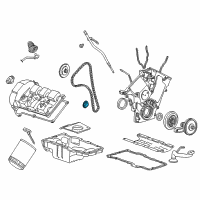 OEM Mercury Mariner Timing Gear Set Diagram - 1S7Z-6306-CA