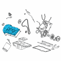 OEM Mercury Mariner Valve Cover Diagram - 3F1Z-6582-BA