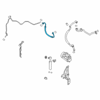 OEM 2020 Nissan Maxima Hose Flexible, High Diagram - 92490-9HP1A