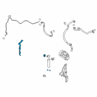 OEM 2010 Nissan Altima Condenser & Liquid Tank Assy Diagram - 92100-3TA3B