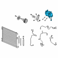OEM 2020 Honda Civic Compressor Comp Diagram - 38810-5BA-A03