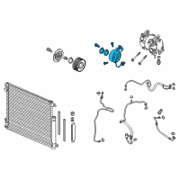 OEM 2016 Honda Civic Coil Set Diagram - 38924-5BA-A02