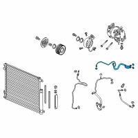 OEM 2020 Honda Civic Pipe Comp Heat Ex Diagram - 80331-TBA-A11