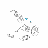 OEM 2015 Cadillac Escalade Brake Hose Diagram - 84331227