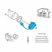 OEM 1996 Jeep Grand Cherokee Plate-Distributor Diagram - 56027023AB