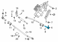 OEM 2012 Ford E-250 Outer Tie Rod Diagram - 8C2Z-3A131-C