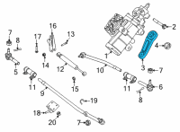 OEM 2005 Ford E-250 Pitman Arm Diagram - 8C2Z-3590-A