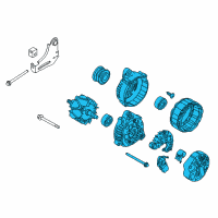 OEM Kia Forte5 Reman Alternator Diagram - 373002B760RU