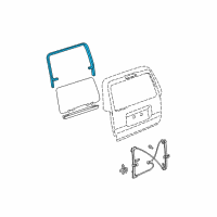 OEM 2009 Toyota 4Runner Run Channel Diagram - 68275-35020