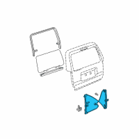 OEM Toyota 4Runner Regulator Diagram - 69807-35020