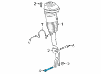 OEM BMW M8 Hexagon Collar Screw Diagram - 07-11-9-906-100