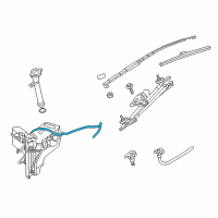 OEM Nissan Hose-Washer Diagram - 28935-3JA0A