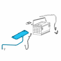 OEM 2005 Saturn Ion Tube, Battery Vent Diagram - 22669796