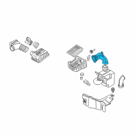 OEM 2002 Hyundai Elantra Duct Assembly-Air Diagram - 28211-2D000