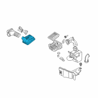 OEM Hyundai Elantra Cover-Air Cleaner Diagram - 28111-2D270