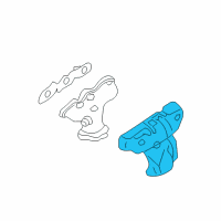 OEM 2007 Nissan Quest Cover-Exhaust Manifold Diagram - 16590-7Y010