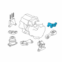 OEM 2014 Honda CR-Z Bracket, Torque Rod (MT) Diagram - 50690-SZT-003