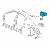 OEM 2015 Dodge Dart Housing-Fuel Filler Diagram - 68233078AA