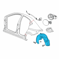 OEM 2014 Dodge Dart Shield-Splash Diagram - 68082837AG