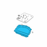 OEM Jeep Pan-Transmission Oil Diagram - 52852912AB