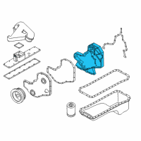 OEM 1999 Dodge Ram 3500 Case-Front Diagram - 4761241AB