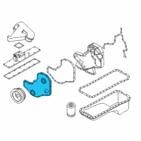 OEM Dodge Ram 3500 Cover-Timing Belt Diagram - 4761240