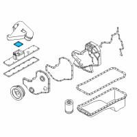 OEM Dodge Gasket-Air Intake Connector Diagram - 5086721AB