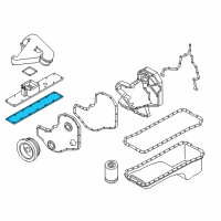 OEM 1992 Dodge W250 Gasket-Intake Manifold Cover Diagram - 5010167AB