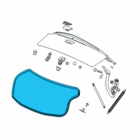 OEM 2019 Cadillac XTS Weatherstrip Diagram - 23131014