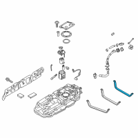 OEM 2019 Kia Sedona Band Assembly-Fuel Tank Diagram - 31212A9000