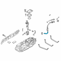 OEM 2017 Kia Sedona Hose-Fuel Filler Diagram - 31036A9510