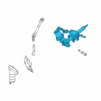 OEM Lexus HS250h Column Assembly, Electrical Diagram - 45250-75121