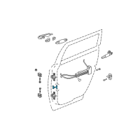 OEM 2007 Chrysler Pacifica Dr Check-Rear Door Diagram - 4894174AD