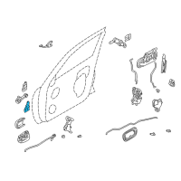 OEM 2006 Nissan Sentra Hinge Assy-Front Door Diagram - 80421-4Z030