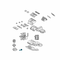 OEM 2003 GMC Envoy Module, Blower Motor Control Diagram - 88892976