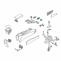 OEM Kia Forte Koup Power Outlet Socket Assembly Diagram - 951201M100