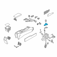 OEM Kia Boot Assembly-Shift LEVE Diagram - 846402T000