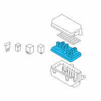 OEM Chevrolet Aveo5 Box, Fuse & Relay Diagram - 96867142