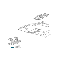 OEM 2004 Mercury Monterey Mirror Assembly Diagram - 4F2Z-17D744-AA