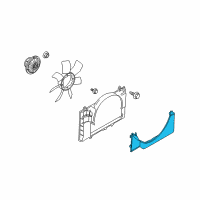 OEM 2004 Infiniti FX45 SHROUD-Lower Diagram - 21477-CG200