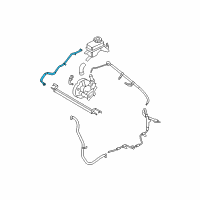 OEM Ford Freestyle Upper Return Hose Diagram - 6F9Z-3A713-A