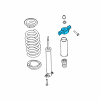 OEM 2017 Lincoln MKX Upper Mount Diagram - F2GZ-18A161-A