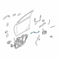 OEM Mercury Montego Actuator Cable Diagram - 7G1Z-74221A00-A