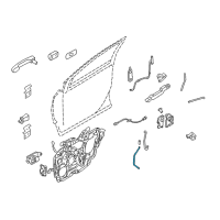 OEM 2005 Mercury Montego Lock Rod Knob Diagram - 5G1Z-5421850-AA