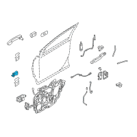 OEM 2009 Ford Taurus Door Check Diagram - 6G1Z-5422886-A