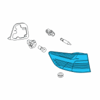 OEM BMW Rear Light In The Side Panel, Right Diagram - 63-21-7-295-004