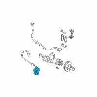 OEM 2001 Buick Regal Caliper, Front Brake Diagram - 18046200