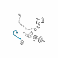 OEM 2003 Pontiac Montana Hose, Front Brake Diagram - 22163427