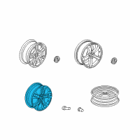 OEM 2014 Acura TL Disk, Aluminum Wheel (19X8J) (TPMS) (Enkei) Diagram - 42700-TK5-A52